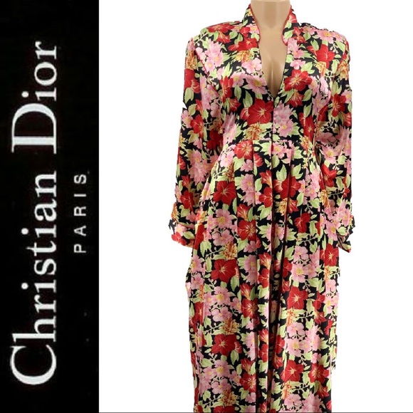 Christian Dior Vintage Dressing Gown - Picture 2 of 8